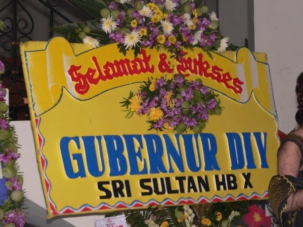 Selamat dan Sukses – Gubernur DIY – Sri Sultan HB X